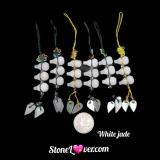 #White jade #หินหยกขาว#น้ำเต้าหินหยกขาว
#พวงกุญแจน้ำเต้า #แก้ชง #เสริมดวง