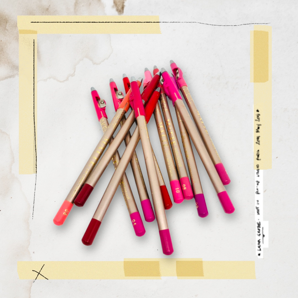 lip liner KissBeauty(สุ่มสีหยิบ )ลิปไลเนอร์เนื้อแมท ดินสอเขียนขอบปาก เนื้อเนียน ติดทน สีชัด ตลอดทั้งวัน ลิปทาขอบปาก สีนู