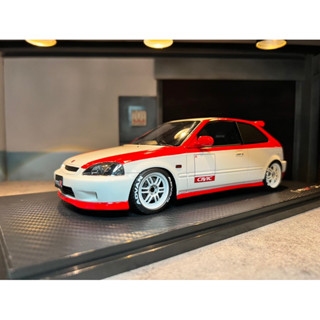 Ignition Model: IG2681 1:18 Honda Civic (EK9) Type R White/Red