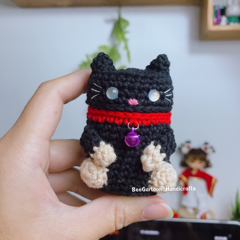 เคสยาดมหงส์ไทย ลายแมวดำ (พร้อมส่ง)