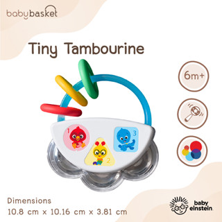 Baby Einstein Tiny Tambourine ของเล่นเด็ก เครื่องดนตรีเขย่ามือ เครื่องดนตรีของเล่น