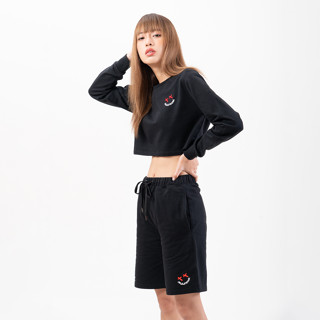 PAUL FRANK เสื้อครอปแขนยาว WOMENS PULLOVER CROP FRANK FRANK