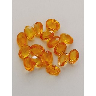 Natural Yellow Sapphire  (บุษราคัมของแท้ 100%)