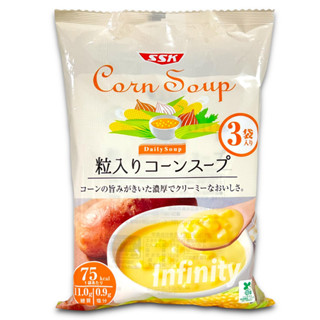 Corn Soup ซุปข้าวโพด มีเนื้อข้าวโพดผสม (มี 3 ซองย่อย)