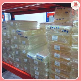 ถุงแก้วใส OPP |S ขนาด หน้ากว้าง 3 -3.5 นิ้ว มีแถบกาว ถุงแก้ว ฝากาว ซองแก้ว ซองพลาสติก (แพ็ค1KG)