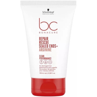 Schwarzkopf Professional BC Bonacure Repair Rescue Sealed Ends 100ml ครีมบำรุงผมแบบไม่ต้องล้างออก สำหรับผมเสียโดยเฉพาะ