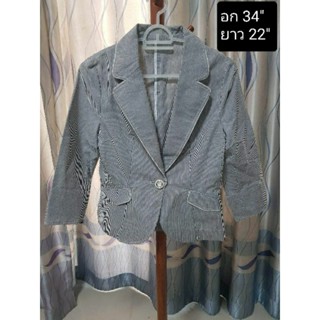 เสื้อสูทแฟชั่นมือสอง สภาพดี No5