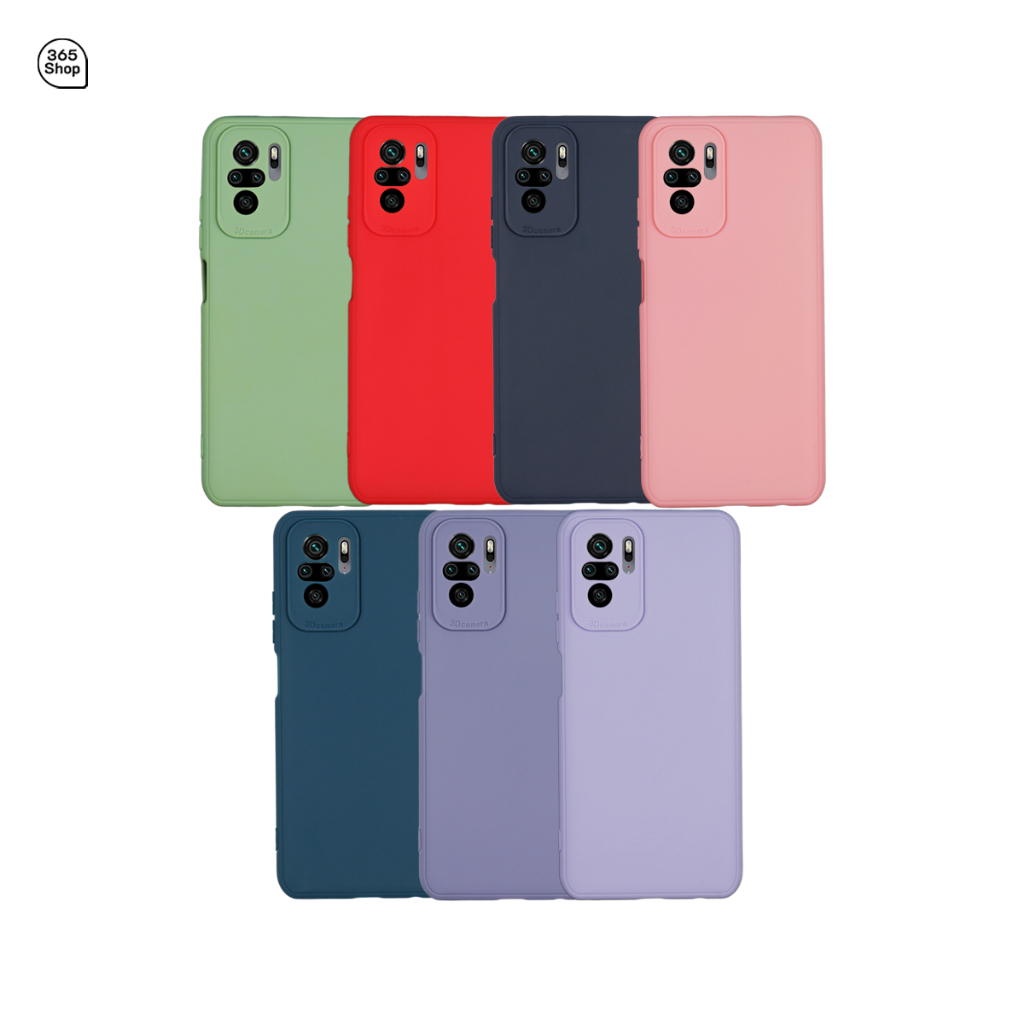เคส สำหรับ Xiaomi Redmi Note 10 5G เคสซิลิโคนนิ่ม กันกล้อง สีพาสเทล TPU หนา