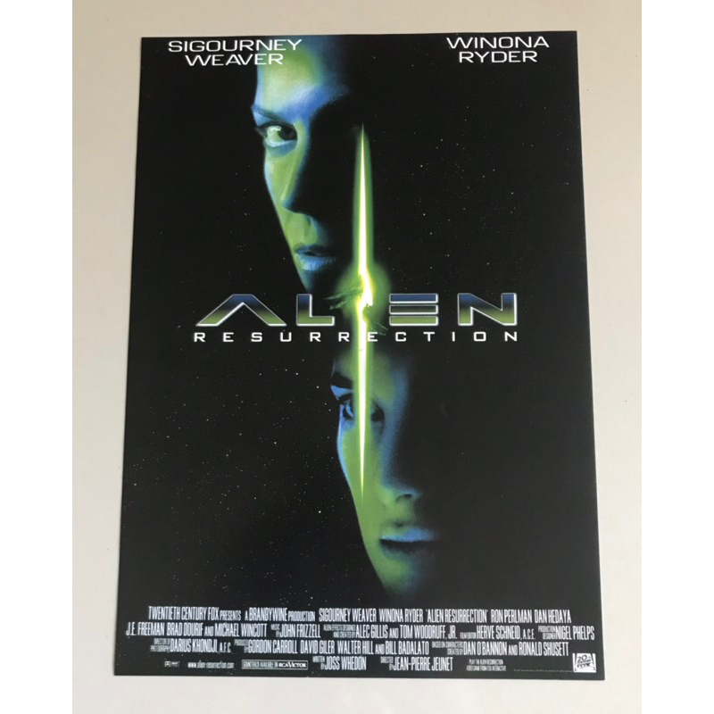 Handbill (แฮนด์บิลล์) หนัง “Alien Resurrection”  ใบปิดไทย จากค่ายวิดีโอ ราคา 129 บาท