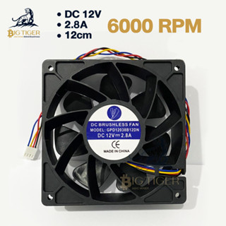 GPD 12V  2.8A FAN พัดลมเครื่องขุด  L3/S9 ฯลฯ เสียงเงียบ