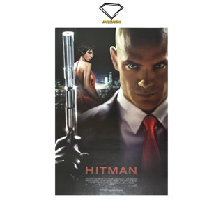 💎Intelligent | โปสเตอร์ Hitman | ขนาด 23.5x34.5 นิ้ว | x 1 แผ่น ฮิตแมน โปสเตอร์หนัง โปสเตอร์นักแสดง