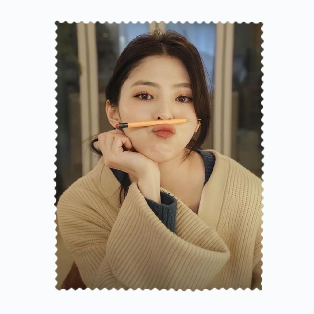 ผ้าเช็ดแว่นตา เช็ดเลนส์ ผ้าไมโครไฟเบอร์ Soundtrack #1 พัคฮยองชิก ฮันโซฮี Han So Hee