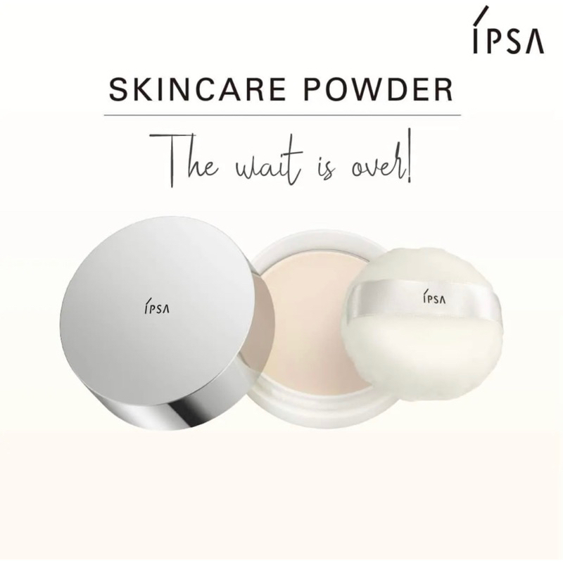 (📍ผลิต 11/2024 สินค้าเคาเตอร์แท้ 💯%) มาสก์บำรุงผิวสูตรแป้งอัดแข็ง IPSA SKINCARE POWDER