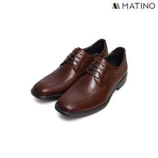 MATINO SHOES รองเท้าชายคัทชูหนังแท้ซับหนังแกะ รุ่น SF/B 0417 - BROWN