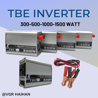 เครื่องแปลงไฟ TBE Inverter ใช้เปลี่ยนไฟรถเป็นไฟบ้าน 300-500-1000-1500 Watt