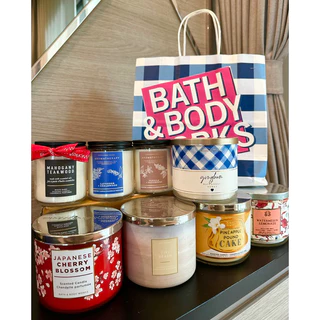 มีส่งด่วน🔴แท้💯%🔴เทียนหอม Bath & body works candle เทียนหอม พร้อมส่ง✅จากShopไทย