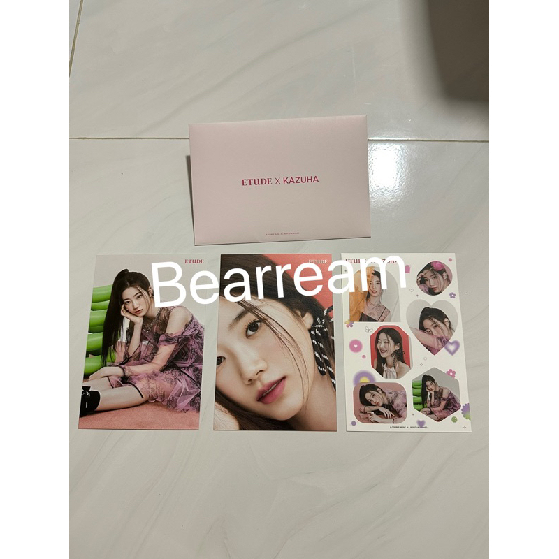 โปสการ์ด ETUDE X KAZUHA คาสึฮะ คาซึฮะ Lesserafim