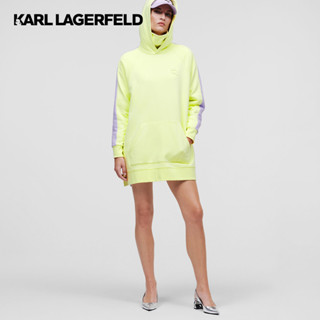 KARL LAGERFELD - IKONIK 2.0 BI-COLOR HOODIE 230W1820 เสื้อฮู้ด