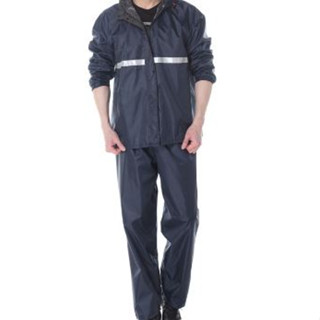 Raincoat Suit Shirt &amp; Pant เสื้อกันฝน Free size สีกรม