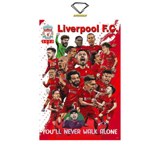 💎Intelligent | โปสเตอร์ LIVERPOOL FC 2023 | ขนาด 23.5x34.5 นิ้ว | x 1 แผ่น ลิเวอร์พูล โปสเตอร์ทีมฟุตบอล โปสเตอร์นักกีฬา