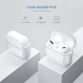 Moreno เคสหูฟัง Airpods Pro2 เคสใส ไม่เป็นรอยนิ้ว ทำความสะอาดได้