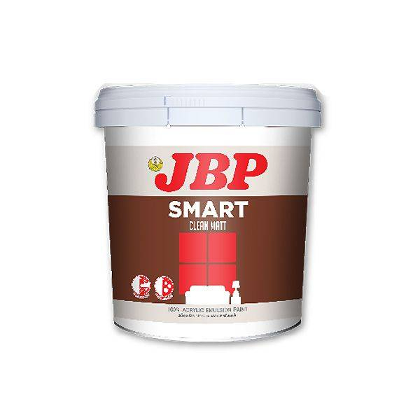 สีน้ำทาภายใน M JBP รุ่น SMART CLEAN  IN 200 ขนาด 18 ลิตร สีขาว