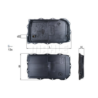 กรองเกียร์ออโต้ RANGE ROVER L405 L460 L494 L560DEFENDER L663 DISCOVERY L462 JAGUAR X761 X152 X760 X260 CHEROKEE WK MAHLE