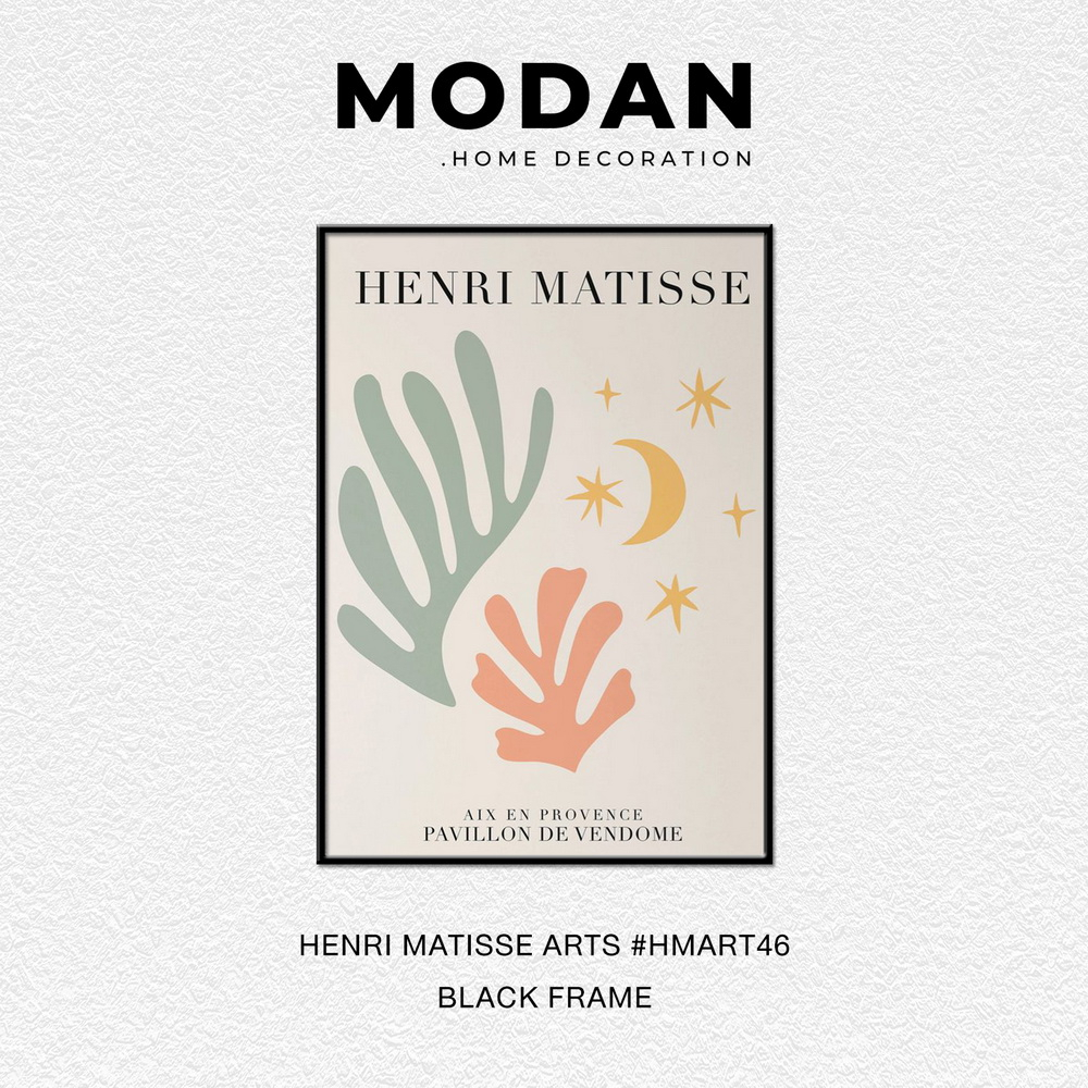 ⚡ พร้อมจำหน่าย ⚡ MODAN ภาพตกแต่งบ้านสไตล์โมเดิร์น HENRI MATISSE ART รหัส HMART46