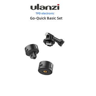 Ulanzi  Go-Quick II Basic ชุดอะแดปเตอร์เมาท์แม่เหล็ก ปลดเร็ว สําหรับกล้องแอคชั่น.