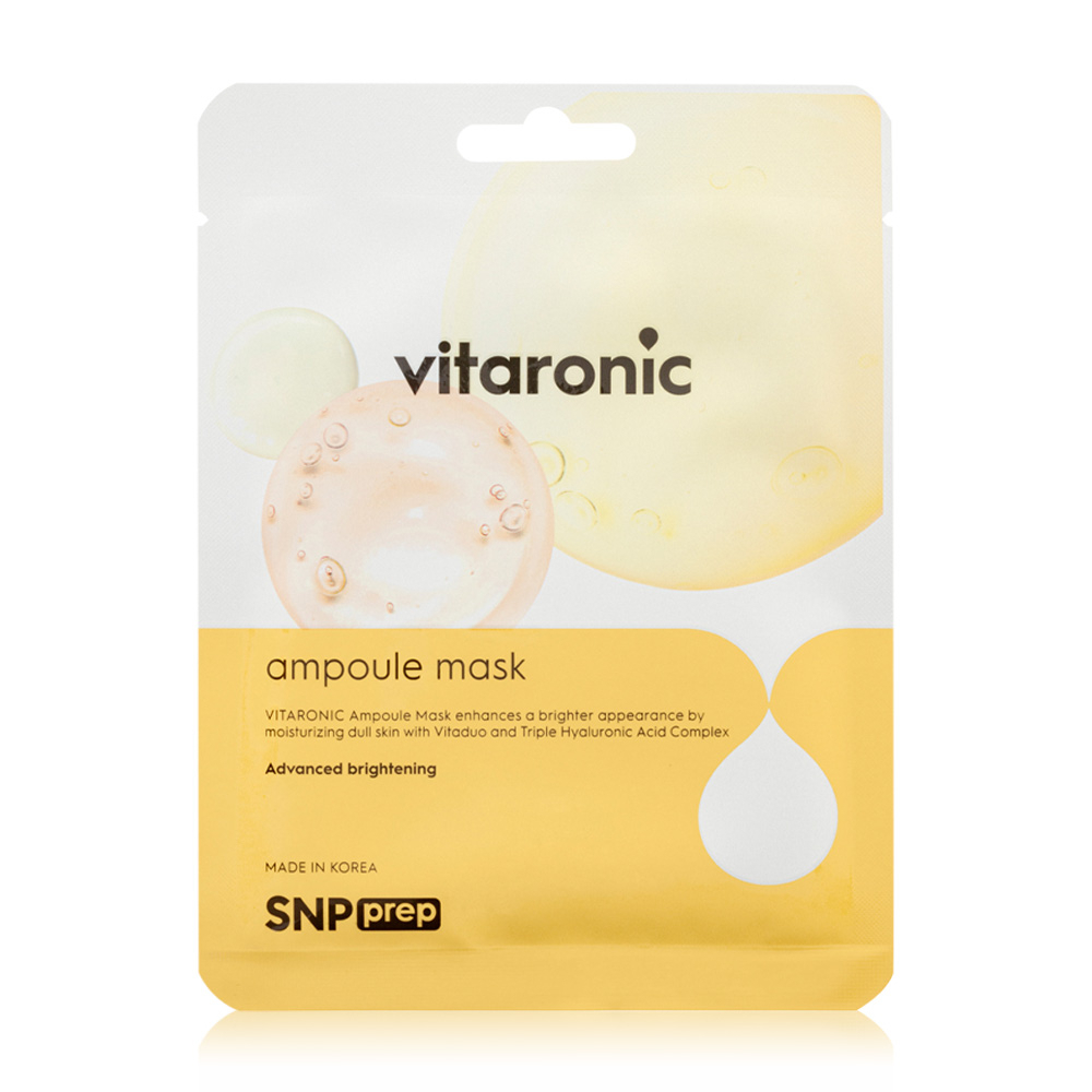 SNP Prep Vitaronic Ampoule Mask มาส์กแผ่น 25ml