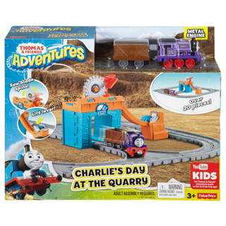 Thomas&amp;Friends Adventures Charlies Day At The Quarry เซตรถโทมัสพร้อมราง คุ้มมากจ้า