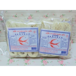 หมี่สั่วภูเก็ต (1 แพ็ค = 10 ห่อ) ห่อใหญ่ 80 กรัม ตรานกนางแอ่น