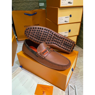 [ พร้อมส่ง ] LV Loafers brown Size 40 - 46 [ ORI ]