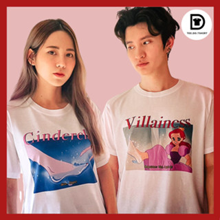 TEE.DD.TSHIRT เสื้อคู่ Villainess &amp; Cinderella เสื้อยืด มีทั้งทรงคลาสสิค และ ครอป ผ้านุ่ม สกรีนสวย ไม่ย้วย ไม่ต้องรีด