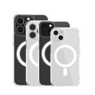 Magnetic series เคสใสไอโฟน เคสสำหรับชาร์จไร้สาย TPUใส งานหนาอย่างดี สินค้าพร้อมส่งจากไทย