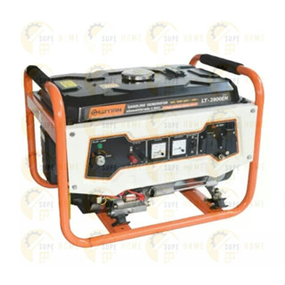 LUTIAN เครื่องปั่นไฟเบนซิน รุ่น LT-3900EN สตาร์ทกุญแจ 3.0/3.3 KW 220V. เครื่องยนต์ 7.0 แรงม้า 3.3 KW.