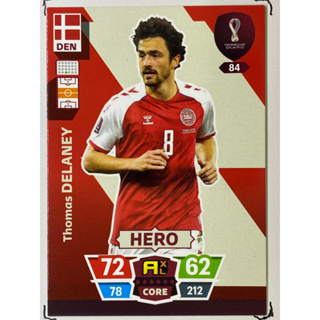 Thomas Delaney การ์ดนักฟุตบอล ฟุตบอลโลก Worldcup 2022 การ์ดสะสม Denmark การ์ดนักเตะ เดนมาร์ก