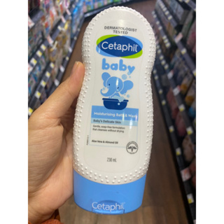 Cetaphil Baby Moisturising Bath &amp; Wash Baby’s Delicate Skin 230 Ml. เซตาฟิล เบบี้ มอยซ์เจอไรซิ่ง บาธ &amp; วอซ ผลิตภัณฑ์อาบน้ำ