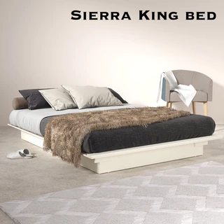 Tomato Home เตียง6ฟุต Sierra Zen bed | รับนนได้ 300โล ราคาไม่แรง คุณภาพดี เตียงไม้ 6 ฟุต