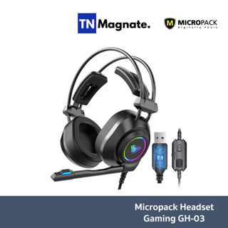 [หูฟังเกมส์มิ่ง] Micropack Gaming Headset GH-03 Black