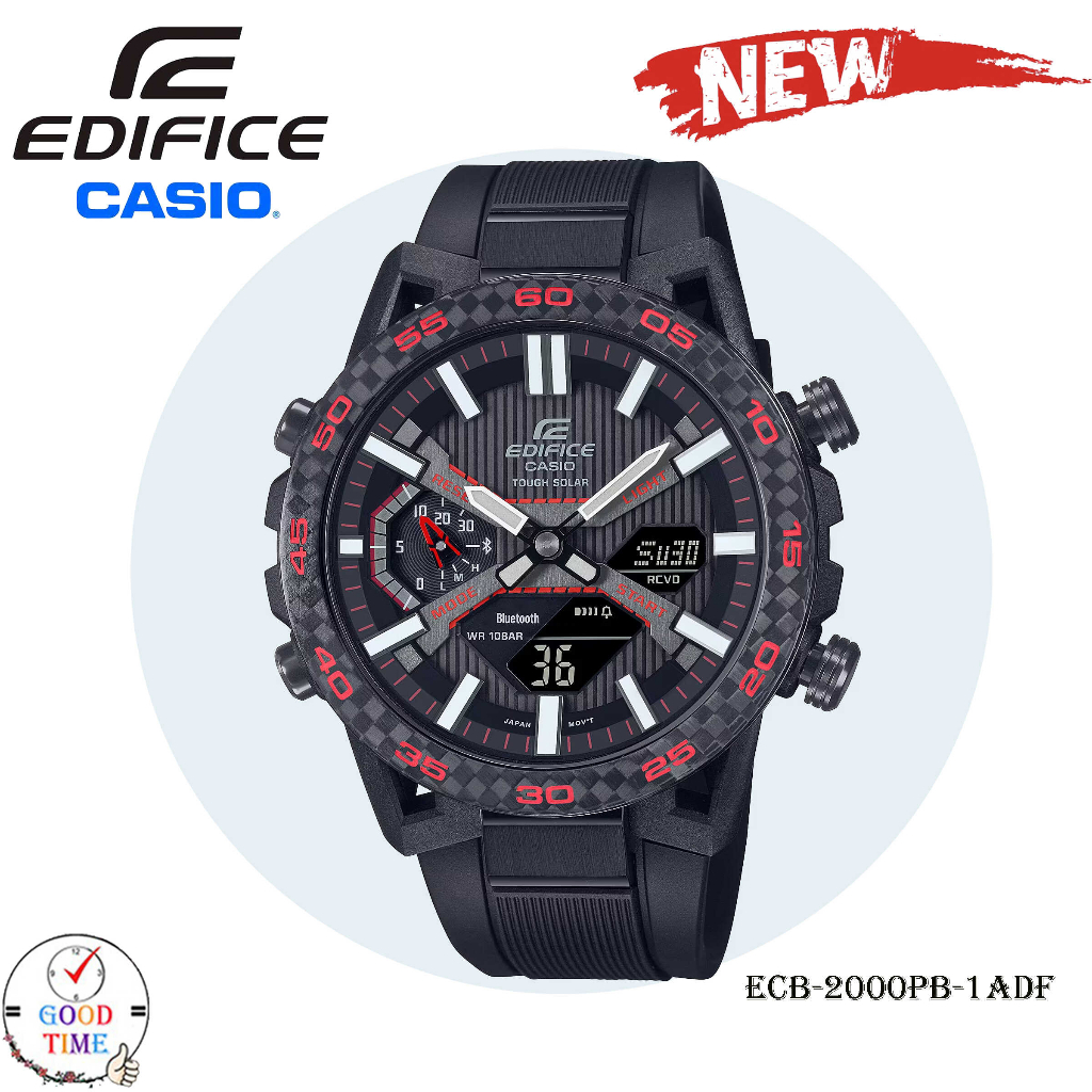 Casio Edifice แท้ นาฬิกาข้อมือผู้ชาย รุ่น ECB-2000PB-1ADF (สินค้าใหม่ ของแท้ ประกัน CMG)