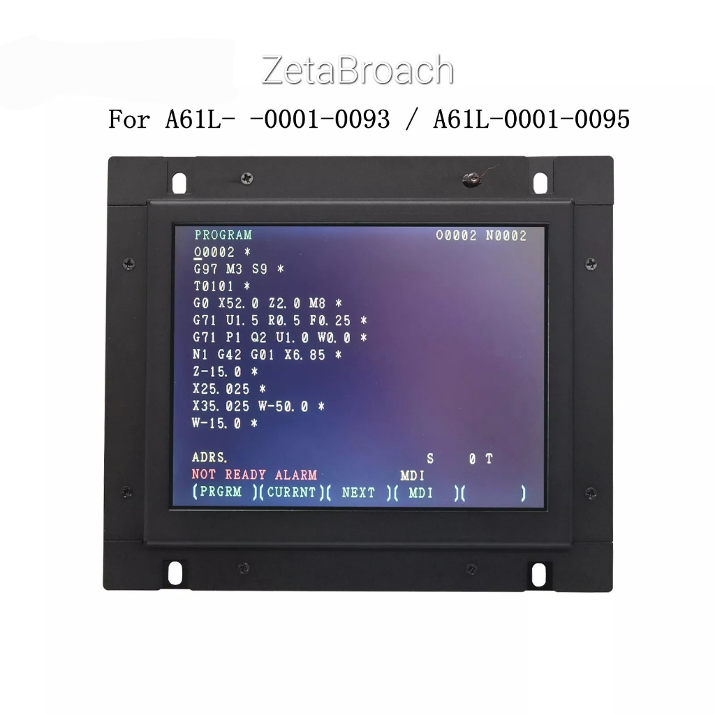 หน้าจอCNC FANUC LCD A61L-0001-0093 A61L-0001-0095 D9MM-11  MDT947B รับประกัน3เดือน ส่งภายใน2วัน