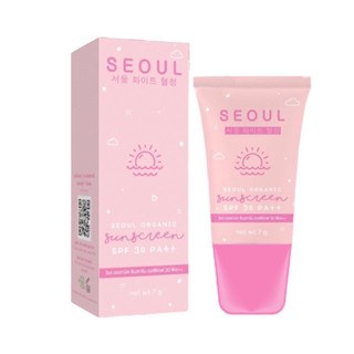 กันแดดโซล ออแกนิค Seoul Organic Sunscreen SPF30pa++ โซลซันสกิน กันแดดไม่ผสมรองพื้น