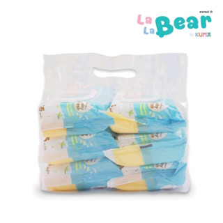 Lala Bear by kuma ทิชชู่เปียกกลิ่นเบบี้เฟรช65แผ่น : 6ห่อ