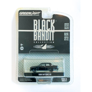 Greenlight 1968 Datsun 510 Black Bandit Edition [1:64]