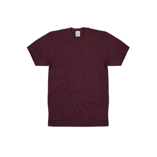 เสื้อตราห่านคู่ คอกลม สีเลือดหมู ขนาด 34-52 นิ้ว พร้อมส่ง ใส่สบาย cotton100