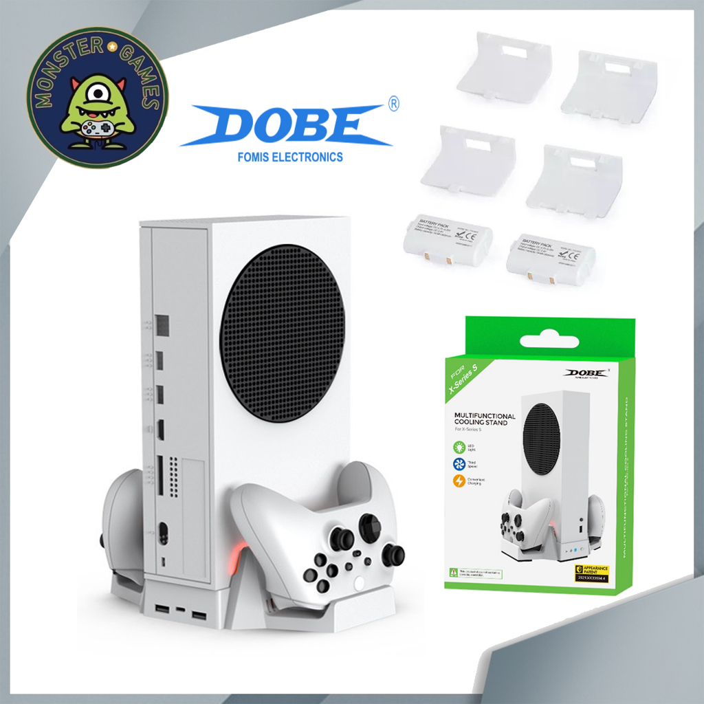 Dobe Multifunctional Cooling Stand For Xbox Series S (ขาตั้ง Xbox + แท่นชาร์จจอย)(TYX-0663)