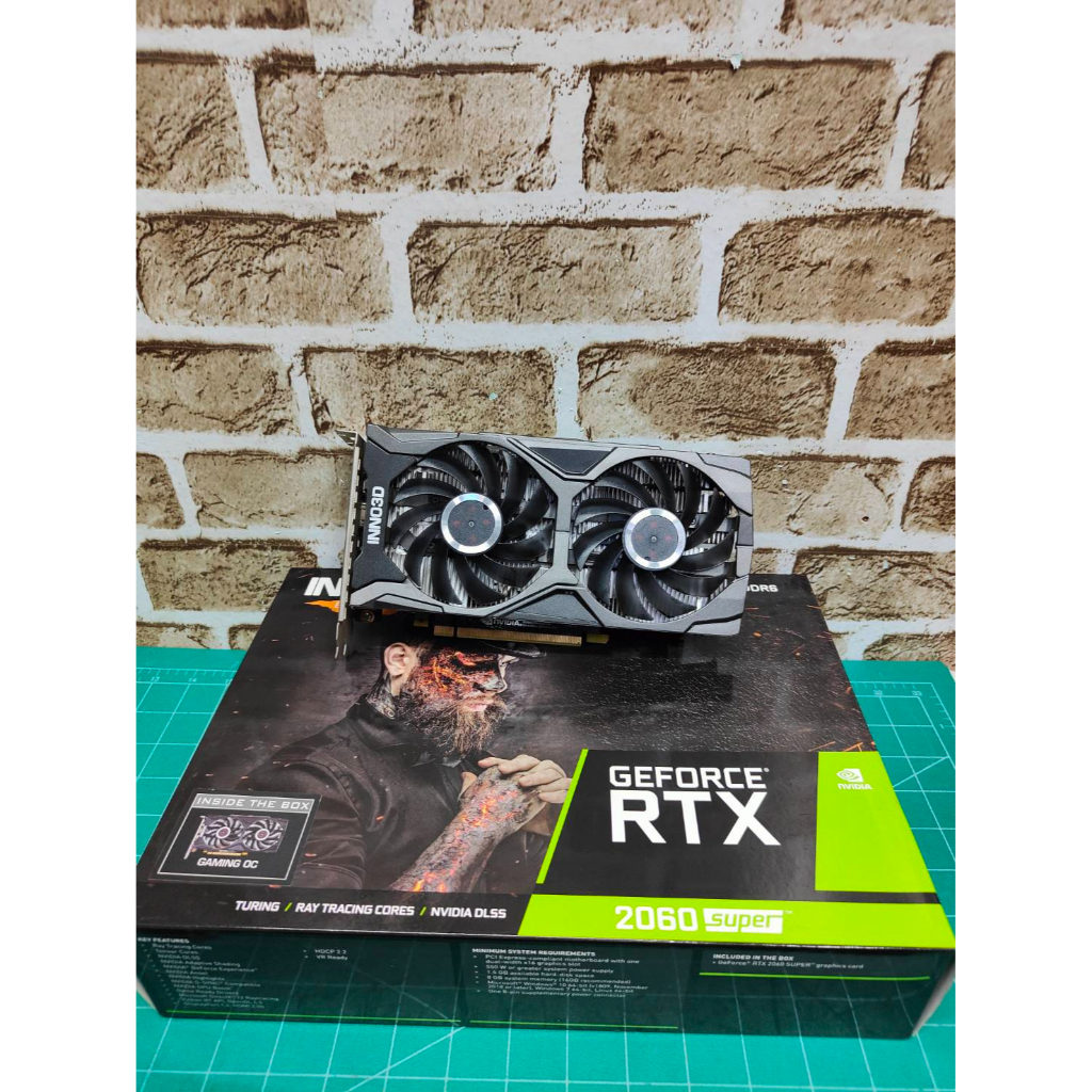 การ์ดจอ rtx 2060 super 8GB การ์ดจอ vga inno3d rtx 2060 super ปก.ไทย 04/2025