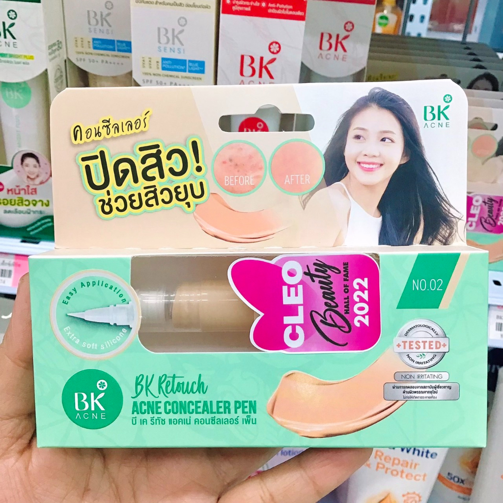 BK ACNE Retouch Concealer Pen 4กรัม #02