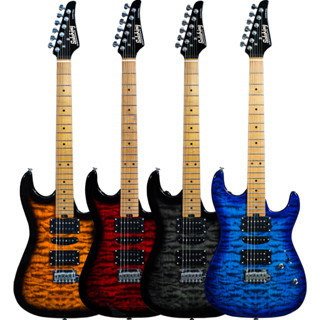 Soloking MS-2 Quilted กีตาร์ไฟฟ้า Electric Guitar 22 เฟรท ทรง Strat | ปิ๊กอัพกีต้าร์ HSH